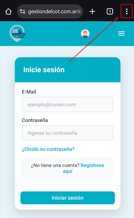 Abrir menú de opciones