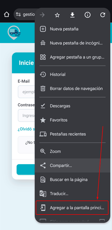 Seleccionar Instalar app